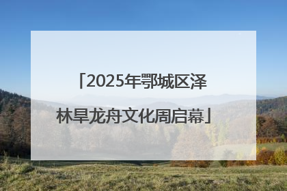 2025年鄂城区泽林旱龙舟文化周启幕