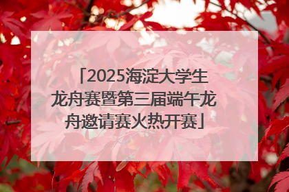 2025海淀大学生龙舟赛暨第三届端午龙舟邀请赛火热开赛