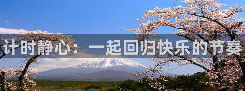 01体育直播免费下载：计时静心：一起回归快乐的节奏